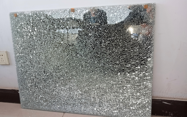 broken tempered mirror