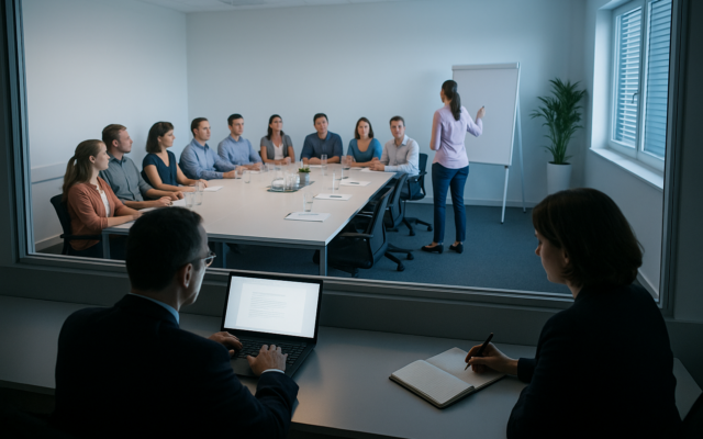 單向透視鏡-觀察室